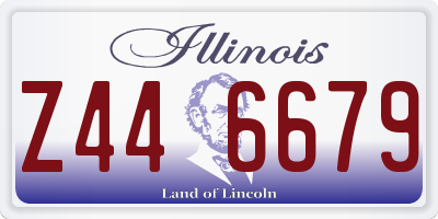 IL license plate Z446679