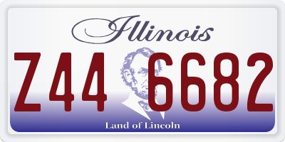 IL license plate Z446682