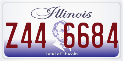 IL license plate Z446684