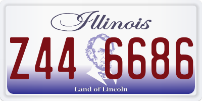 IL license plate Z446686