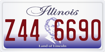 IL license plate Z446690