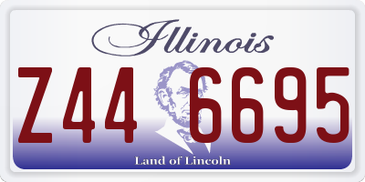IL license plate Z446695