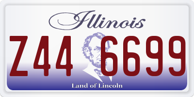 IL license plate Z446699