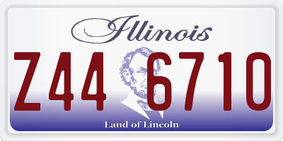 IL license plate Z446710