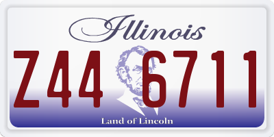 IL license plate Z446711