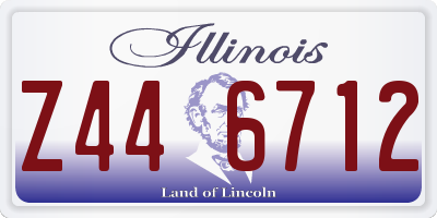 IL license plate Z446712