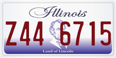 IL license plate Z446715