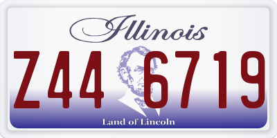 IL license plate Z446719
