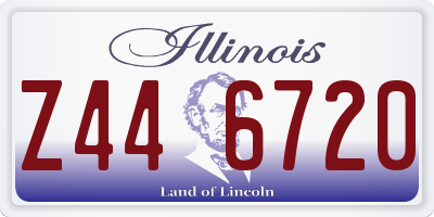 IL license plate Z446720