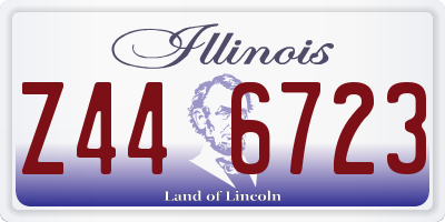 IL license plate Z446723