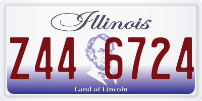 IL license plate Z446724