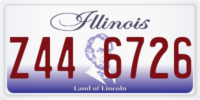 IL license plate Z446726
