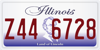 IL license plate Z446728