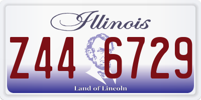 IL license plate Z446729