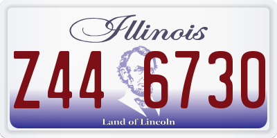 IL license plate Z446730