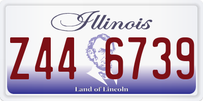 IL license plate Z446739