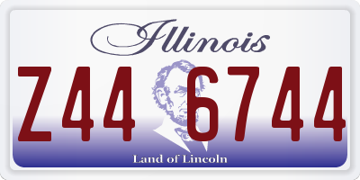 IL license plate Z446744