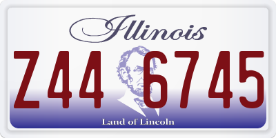 IL license plate Z446745