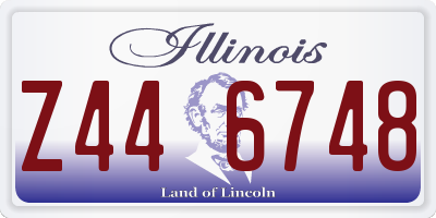 IL license plate Z446748