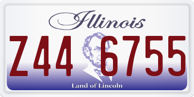 IL license plate Z446755
