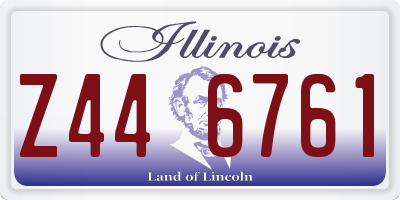 IL license plate Z446761