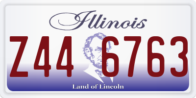 IL license plate Z446763