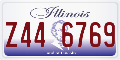 IL license plate Z446769
