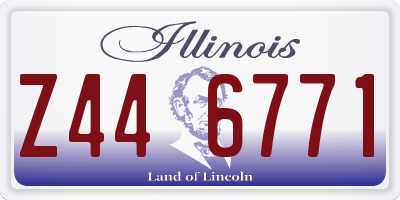 IL license plate Z446771