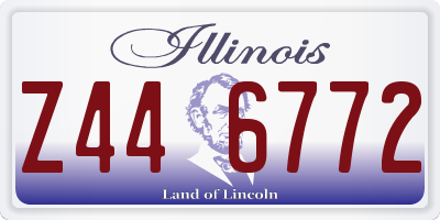 IL license plate Z446772