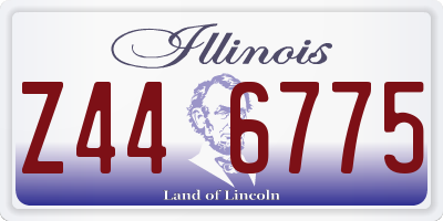 IL license plate Z446775