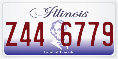 IL license plate Z446779