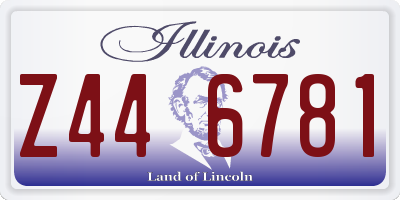 IL license plate Z446781