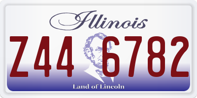 IL license plate Z446782