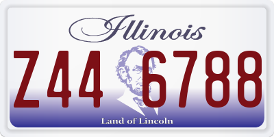 IL license plate Z446788