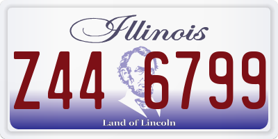 IL license plate Z446799
