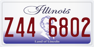 IL license plate Z446802