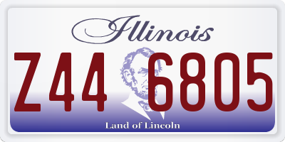 IL license plate Z446805