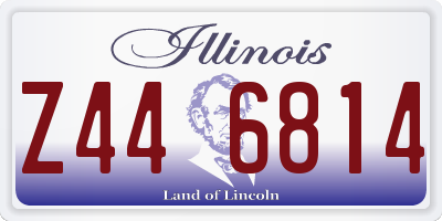 IL license plate Z446814