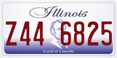 IL license plate Z446825