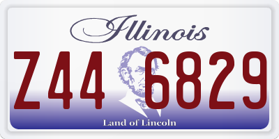 IL license plate Z446829