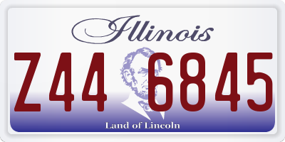 IL license plate Z446845