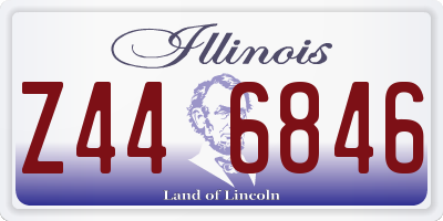 IL license plate Z446846