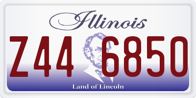 IL license plate Z446850