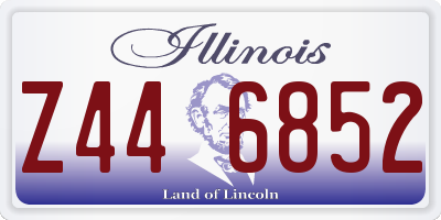 IL license plate Z446852