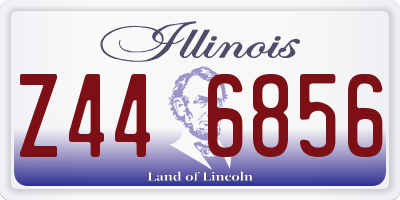 IL license plate Z446856