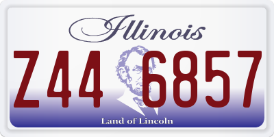 IL license plate Z446857