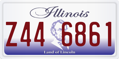 IL license plate Z446861