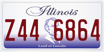 IL license plate Z446864