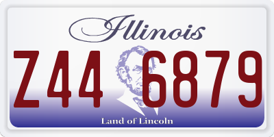 IL license plate Z446879