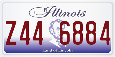 IL license plate Z446884